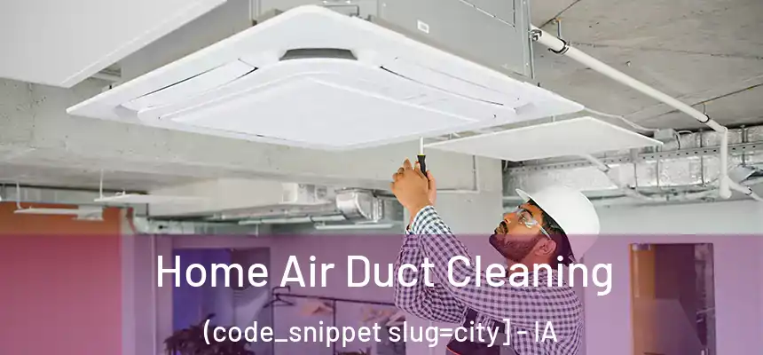  Home Air Duct Cleaning (code_snippet slug=city] - IA